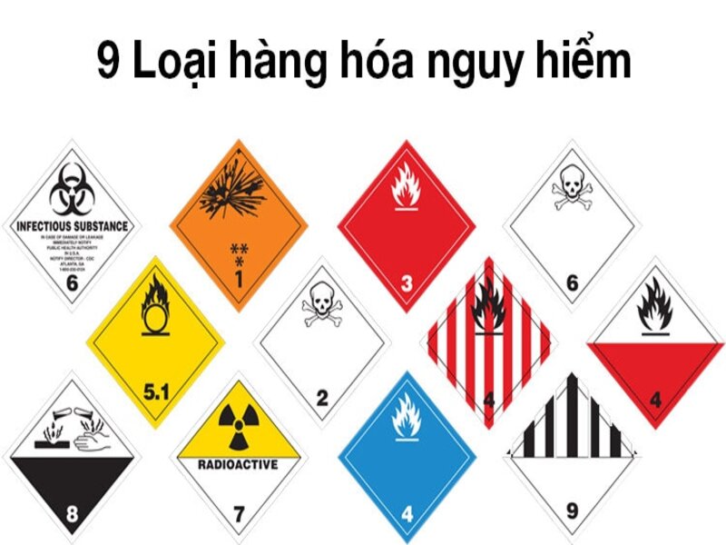 9 loại hàng hóa nguy hiểm